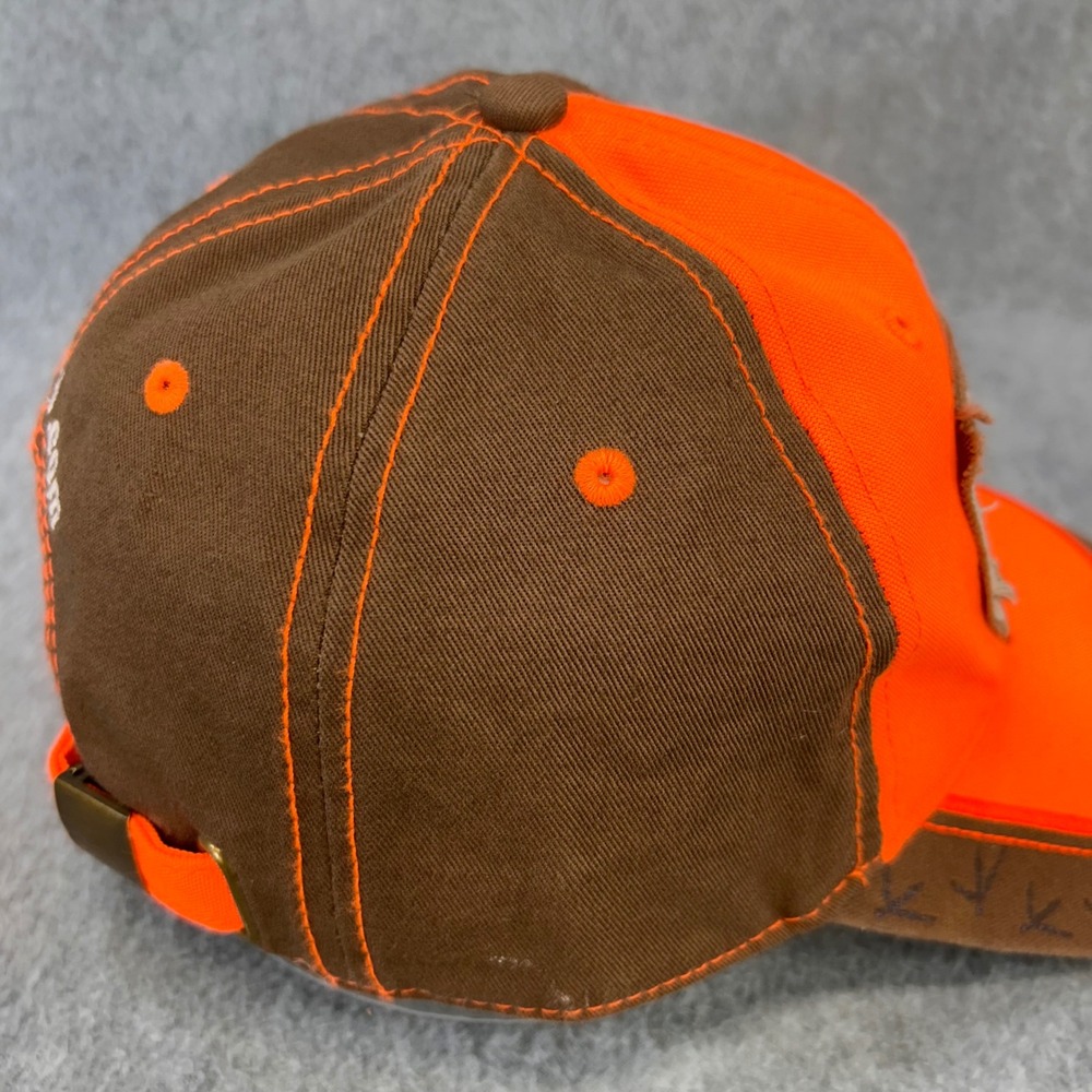 Rooster Rush South Dakota Mens Orange Brown EASW Hunting Hat Pheasant Patch OSFM - Picture 5 of 11